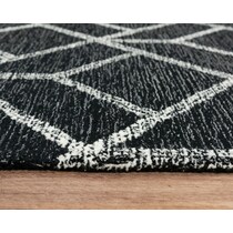 bronte black area rug  x    