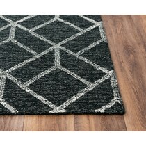 bronte black area rug  x    