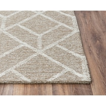 bronte light brown area rug  x    