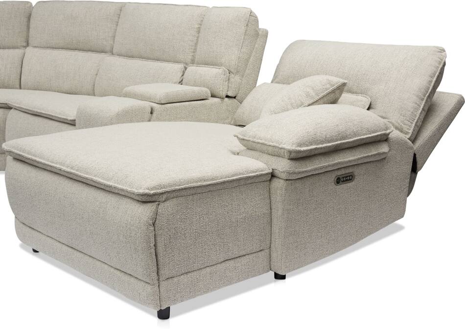 Brookdale 6Piece DualPower Reclining Sectional with Chaise American