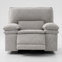 brookdale white recliner   