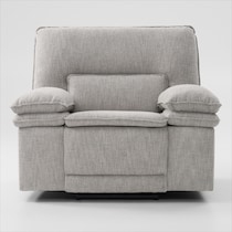 brookdale white recliner   