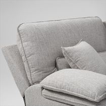 brookdale white sectional   