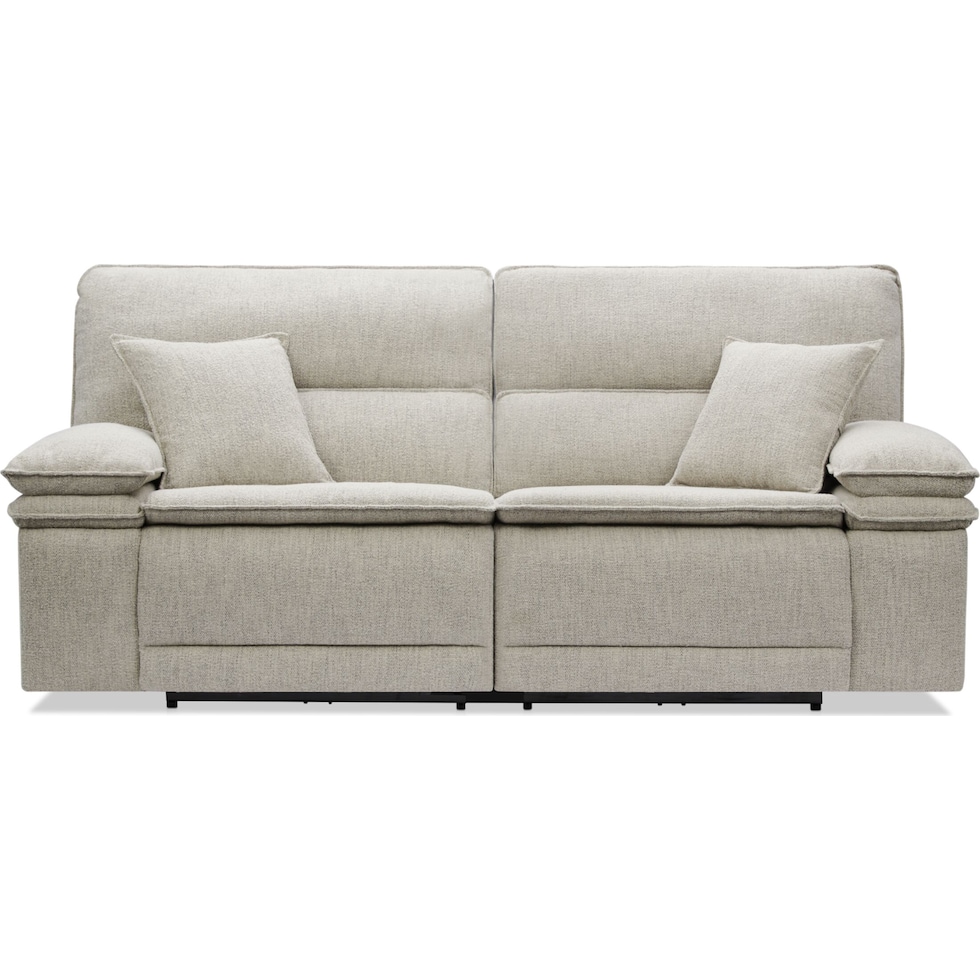 brookdale white sofa   