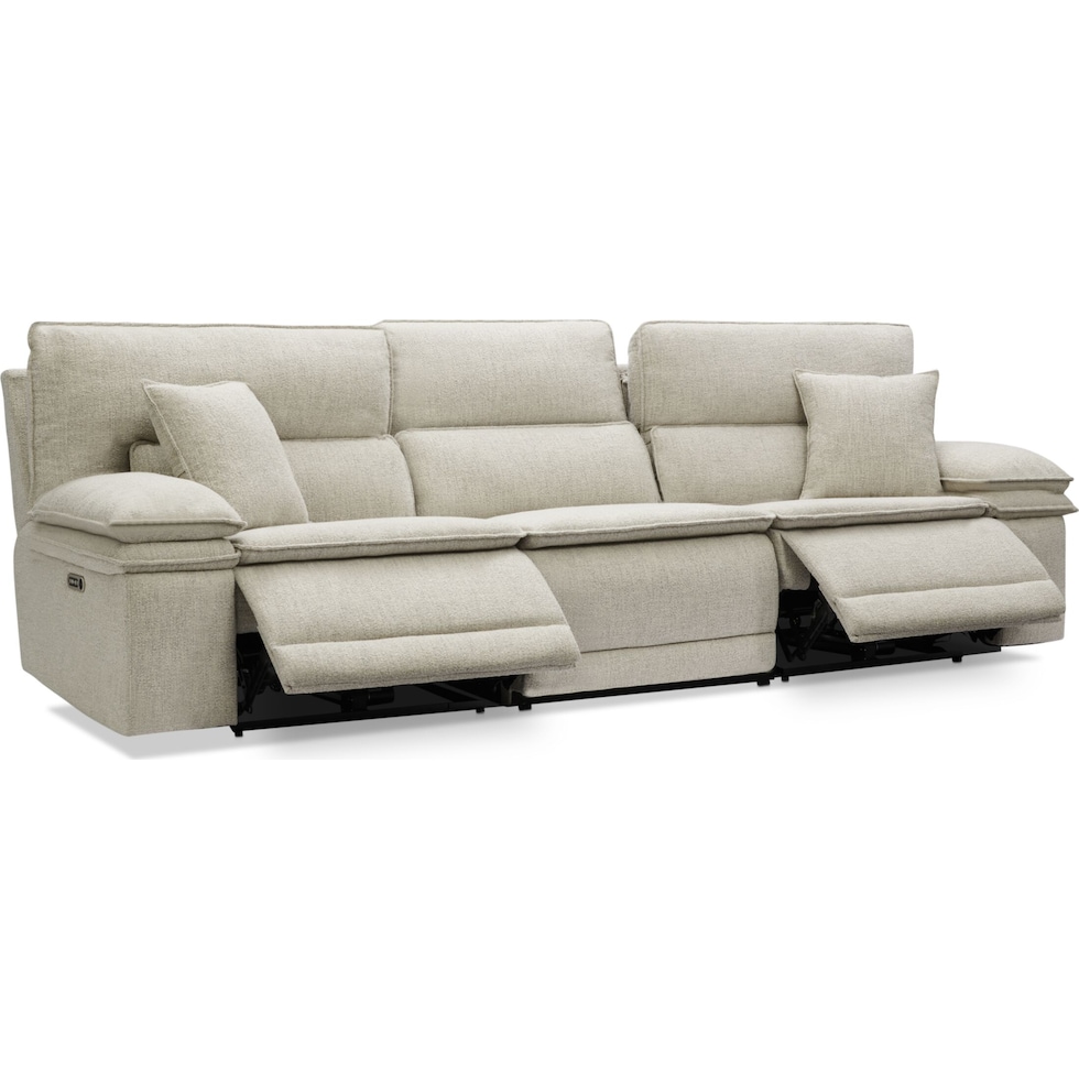 brookdale white sofa   