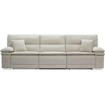 brookdale white sofa   