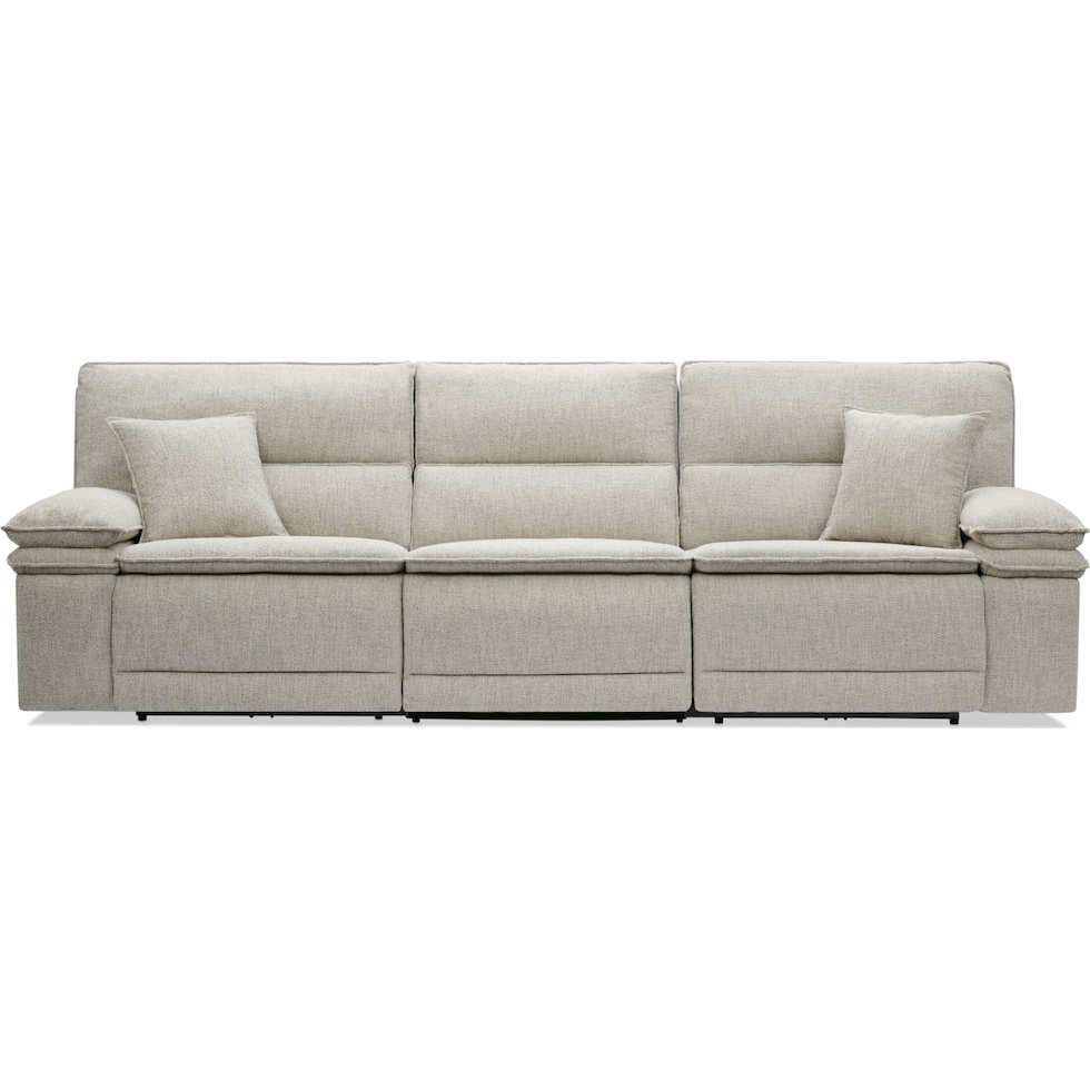 brookdale white sofa   