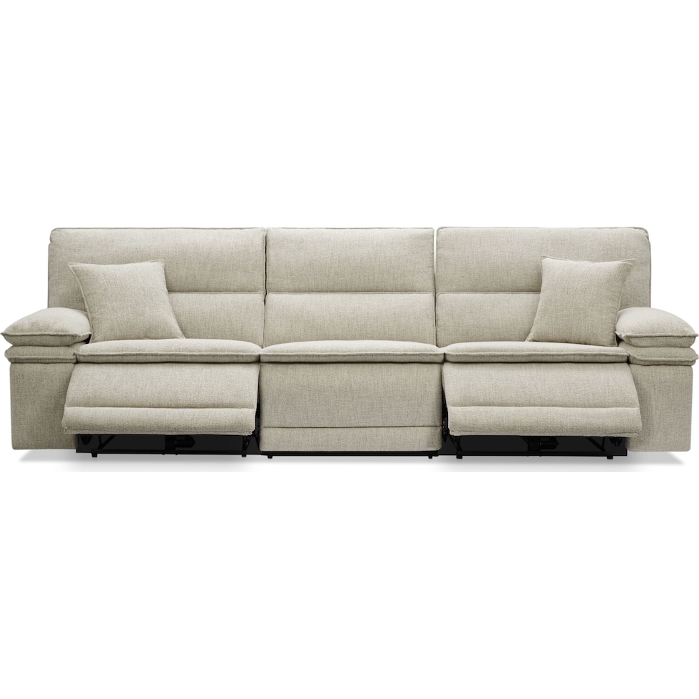 brookdale white sofa   