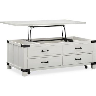 Brooke Harbor Coffee Table - White