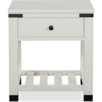 brooke harbor occasional white end table   
