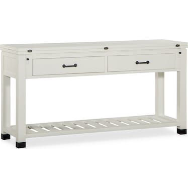 Brooke Harbor Sofa Table - White