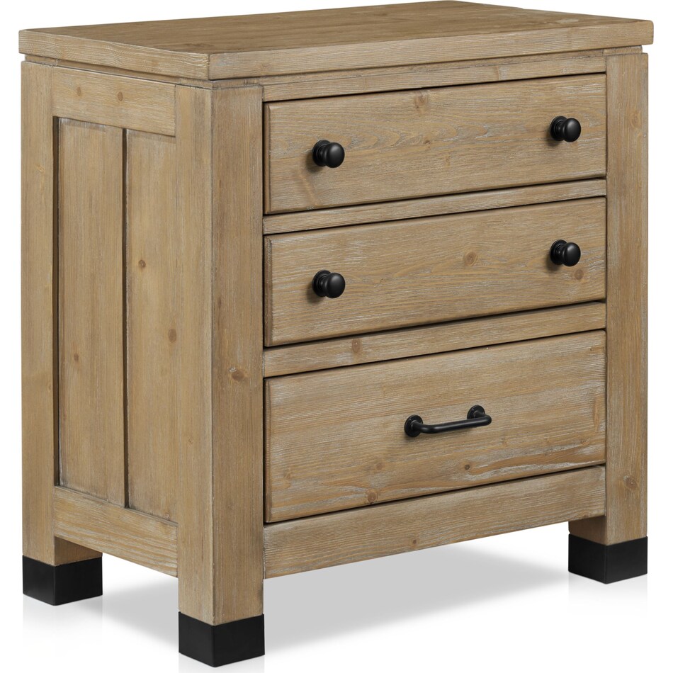 brooke harbor light brown  pc king storage bedroom   