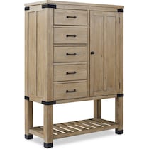 brooke harbor light brown door chest   