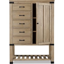 brooke harbor light brown door chest   