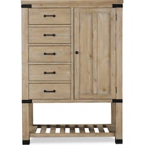 brooke harbor light brown door chest   
