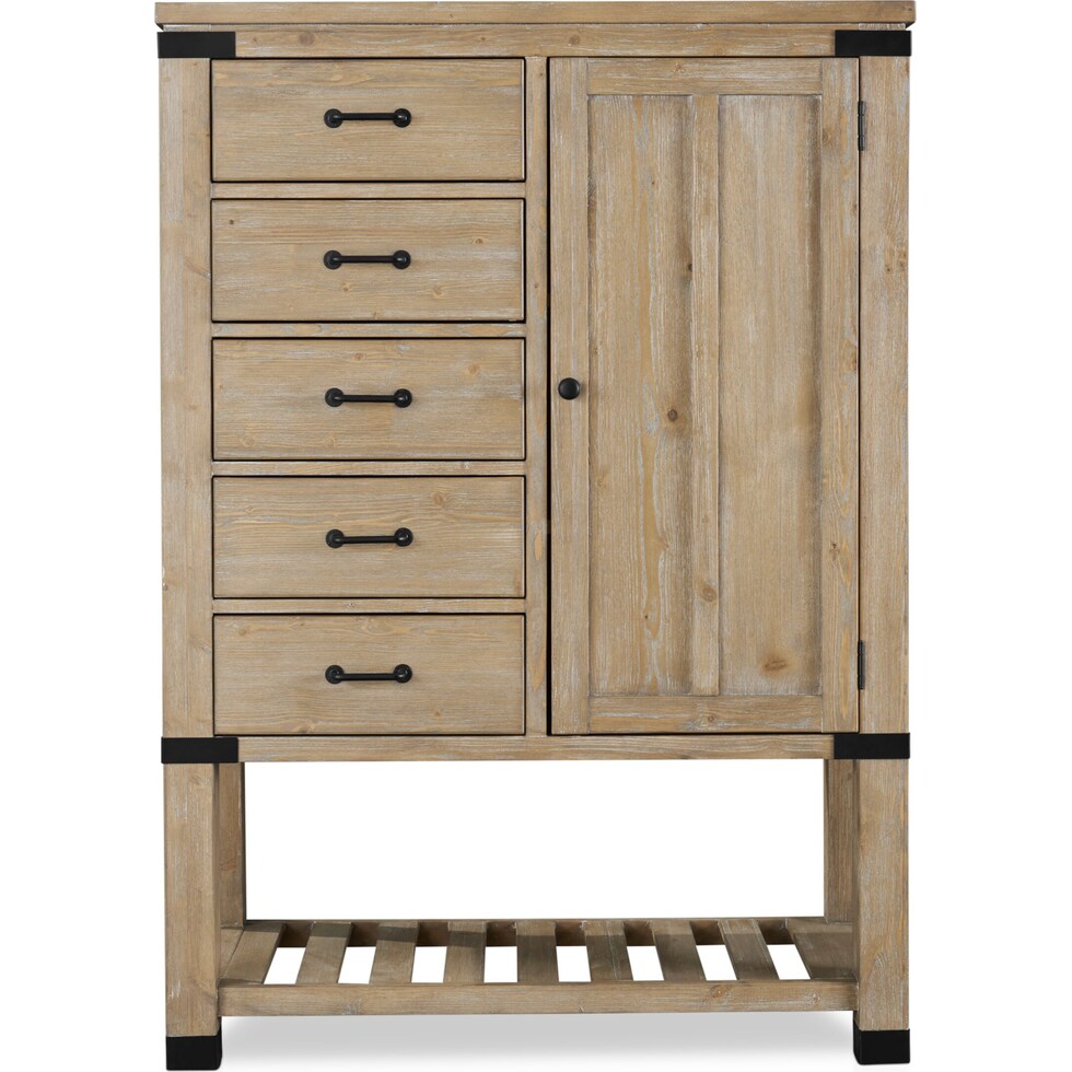 brooke harbor light brown door chest   
