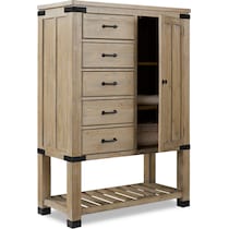 brooke harbor light brown door chest   