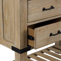 brooke harbor light brown door chest   