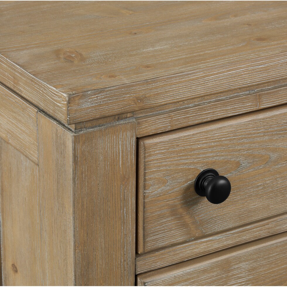 brooke harbor light brown nightstand   