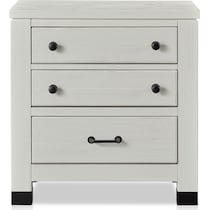 brooke harbor white nightstand   