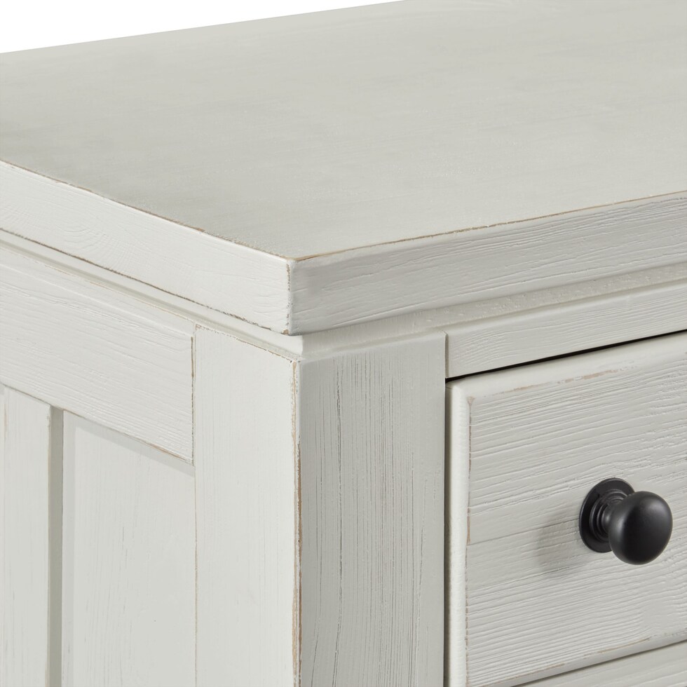 brooke harbor white nightstand   