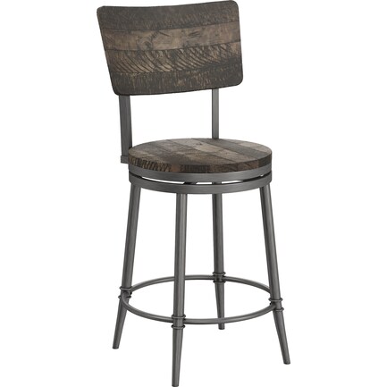 Brookleigh Swivel Counter-Height Stool
