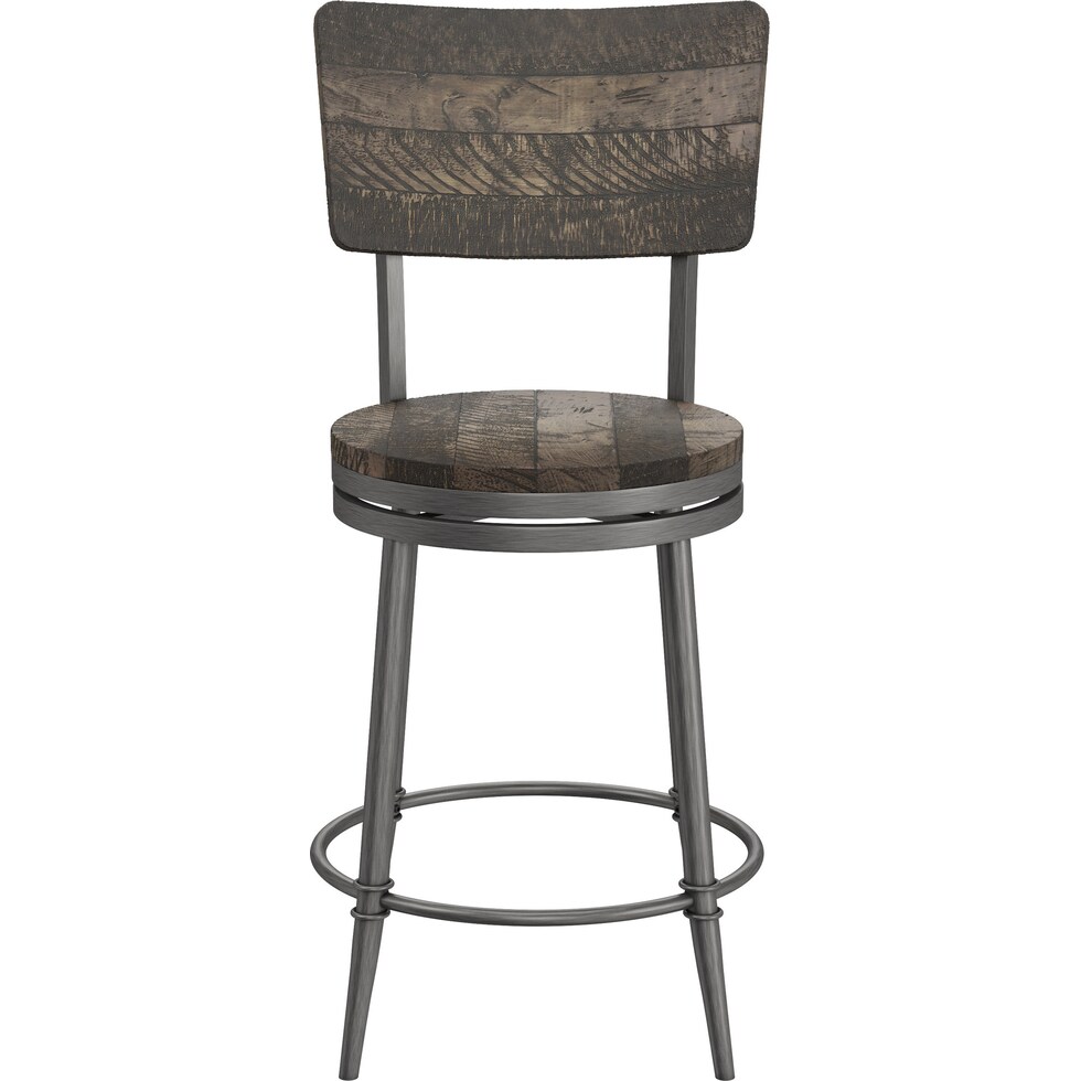 brookleigh gray counter height stool   