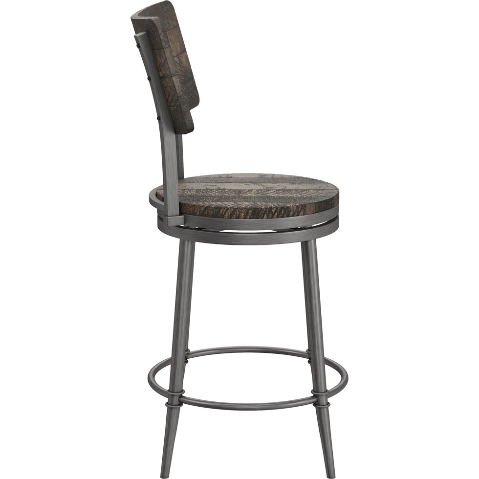 brookleigh gray counter height stool   