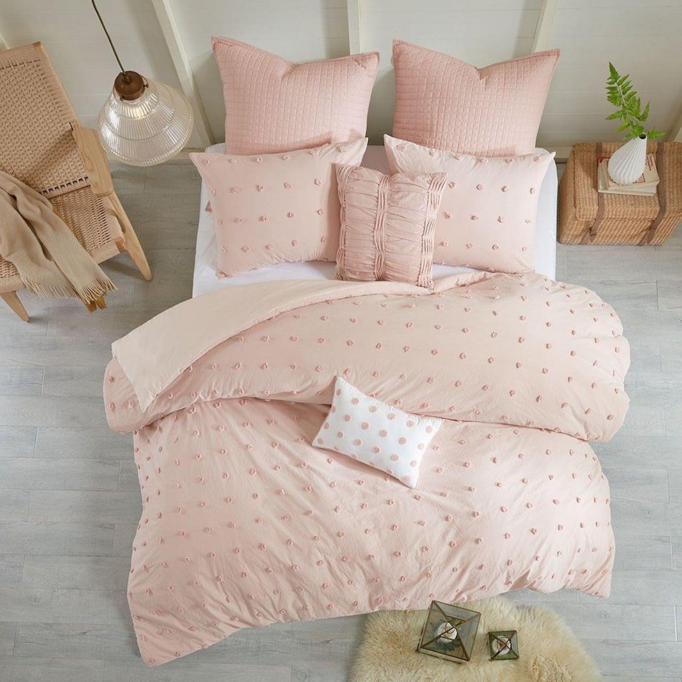 brooklyn bedding pink twin bedding set   