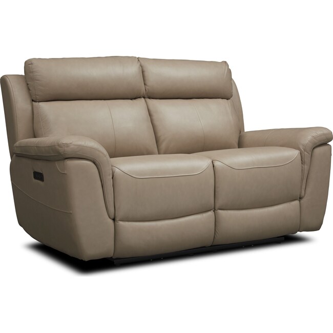 Living Room Furniture - Brooklyn Dual-Power Reclining Loveseat