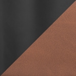 brown vegan leather swatch  