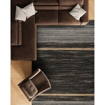 brown area rug  x    