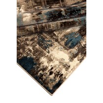 brown multi area rug  x    