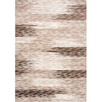 brown white area rug  x    