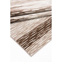 brown white area rug  x    