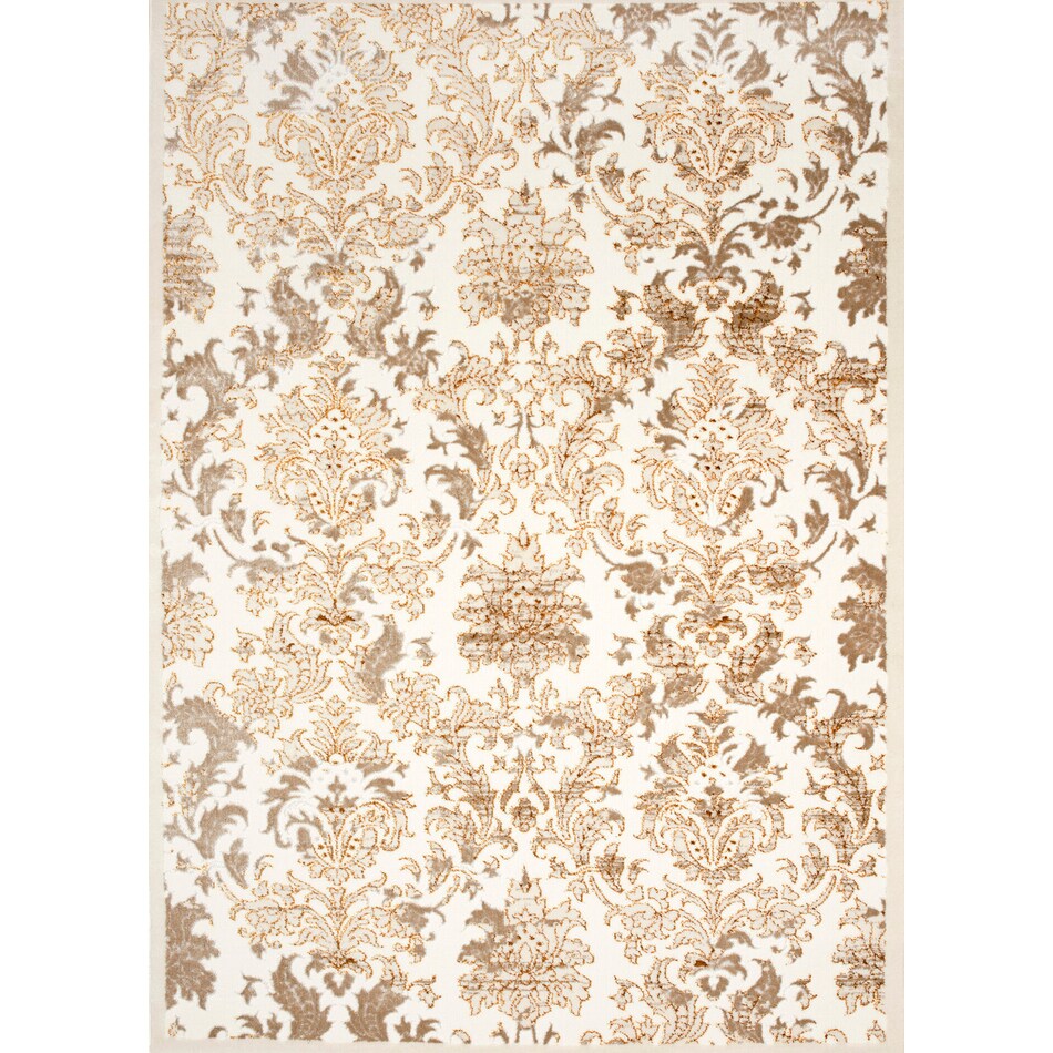 brown white area rug  x    
