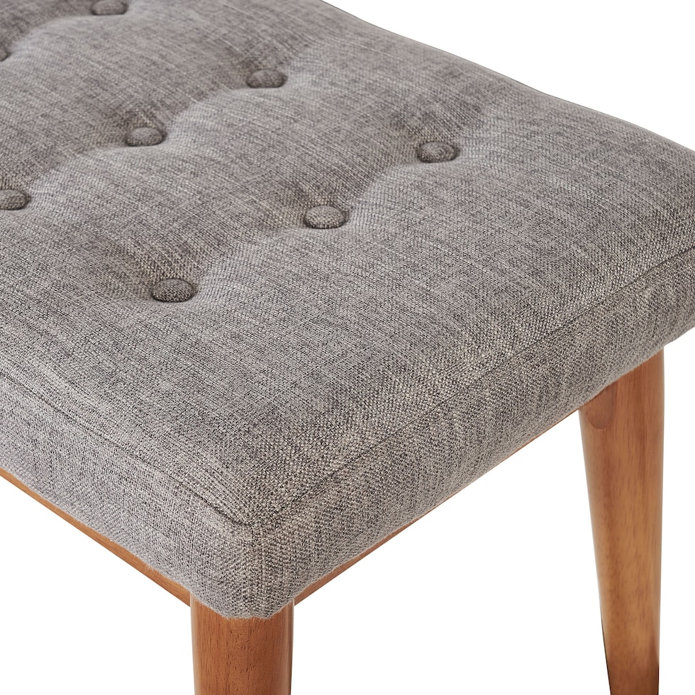 bruce dark brown bench   