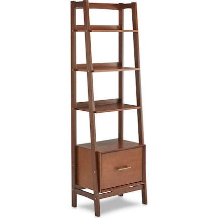 Bruce Small Bookcase - Dark Wood