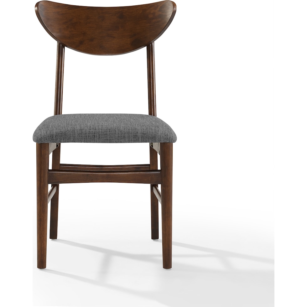 bruce dark brown dining chair   