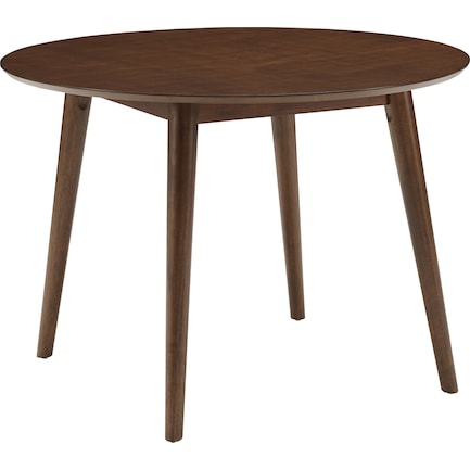 Bruce Round Dining Table - Brown