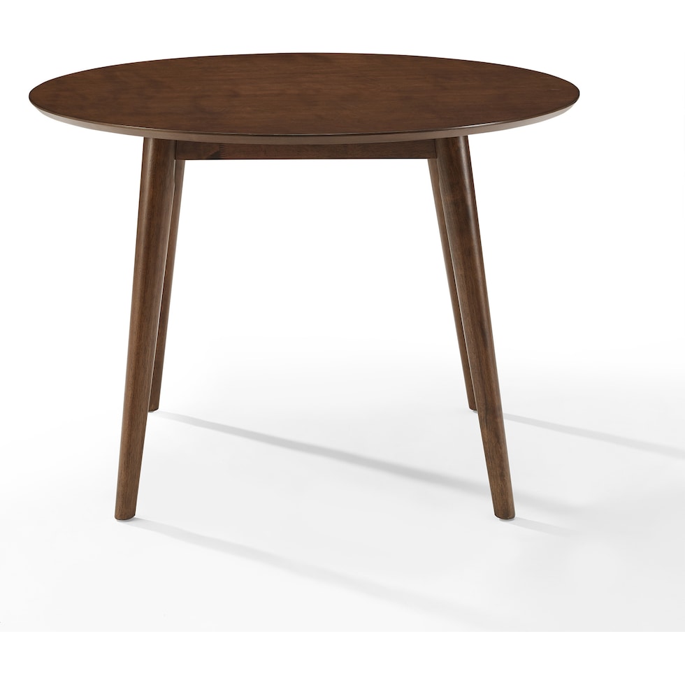 bruce dark brown dining table   