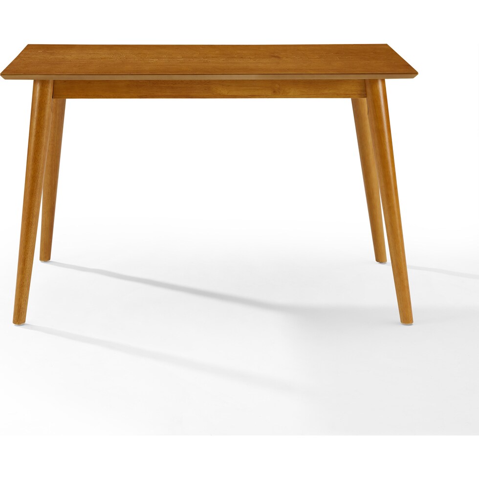 bruce dark brown dining table   