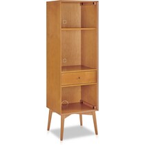 bruce light brown bookcase   