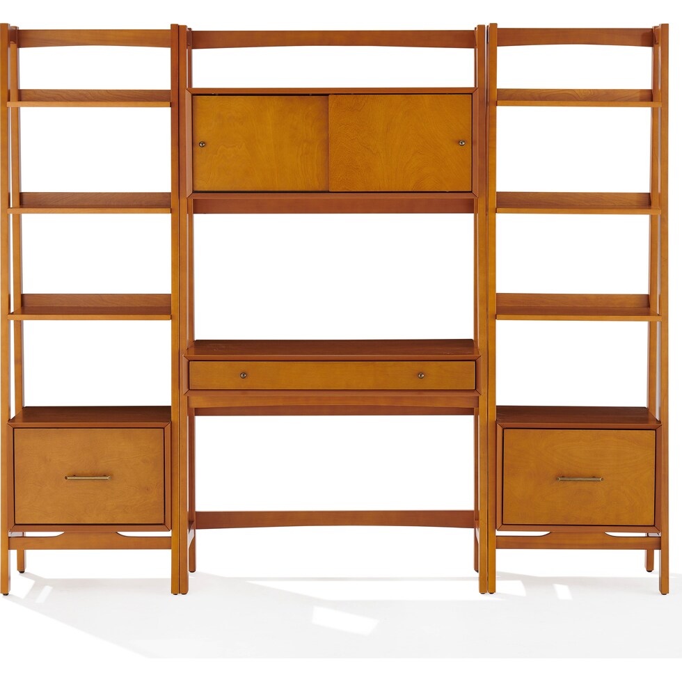 bruce light brown etagere   