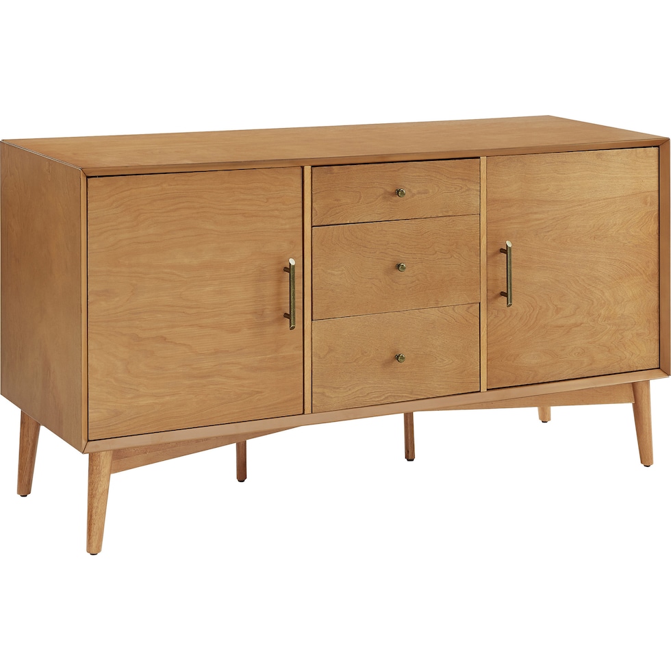 bruce light brown sideboard   