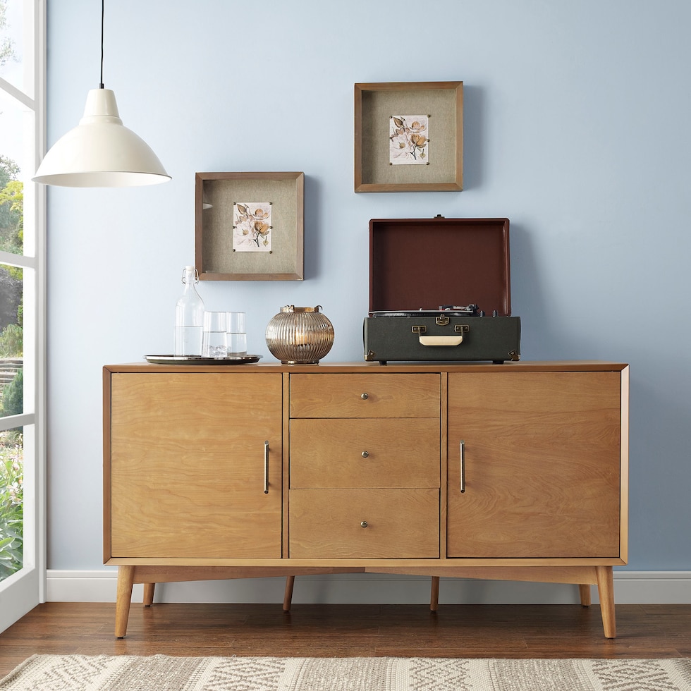 bruce light brown sideboard   