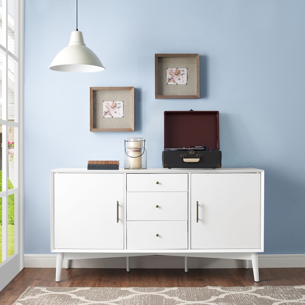 bruce white sideboard   