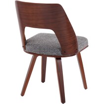 bruges gray dining chair   