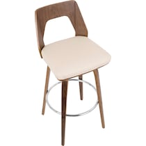 bruges white bar stool   
