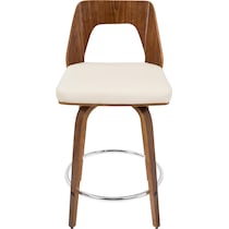 bruges white counter height stool   